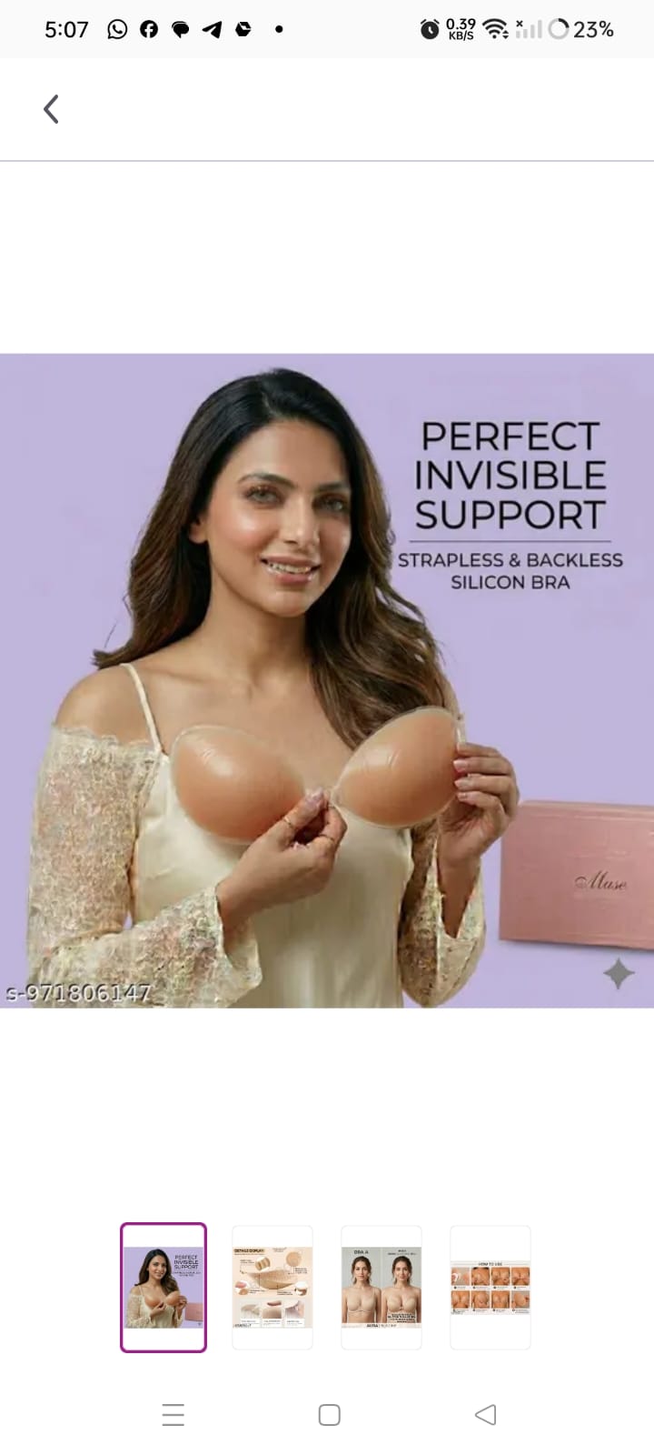 FREE SILICON BRA