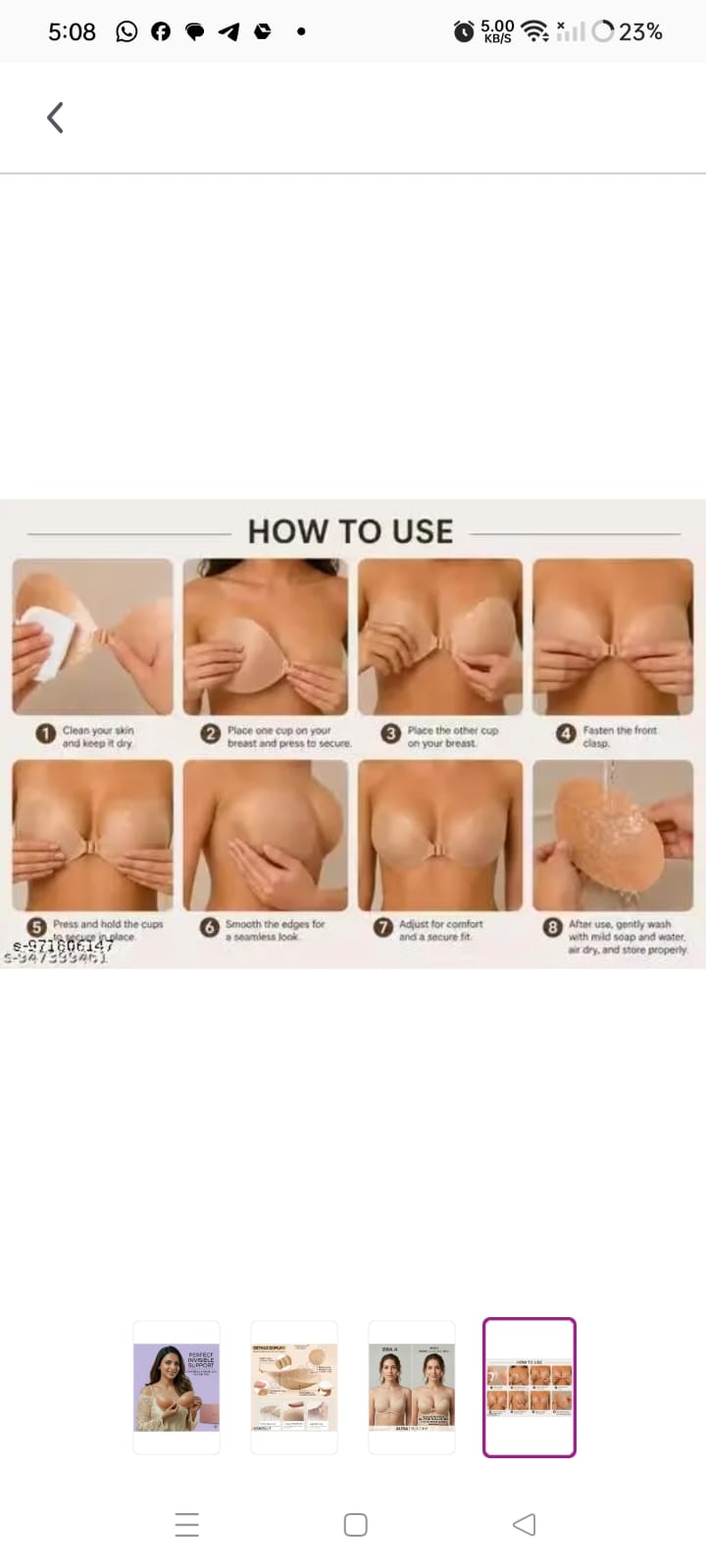 FREE SILICON BRA